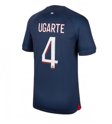 Paris Saint-Germain Manuel Ugarte #4 Koszulka Podstawowych 2023-24 Krótki Rękaw